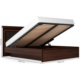 Полутораспальная кровать Бирель 1