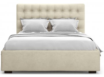 Полутораспальная кровать Brayers 140 бежевый велюр (velutto 17)