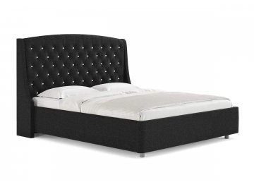 Полутораспальная кровать Diamant графитовый кашемир