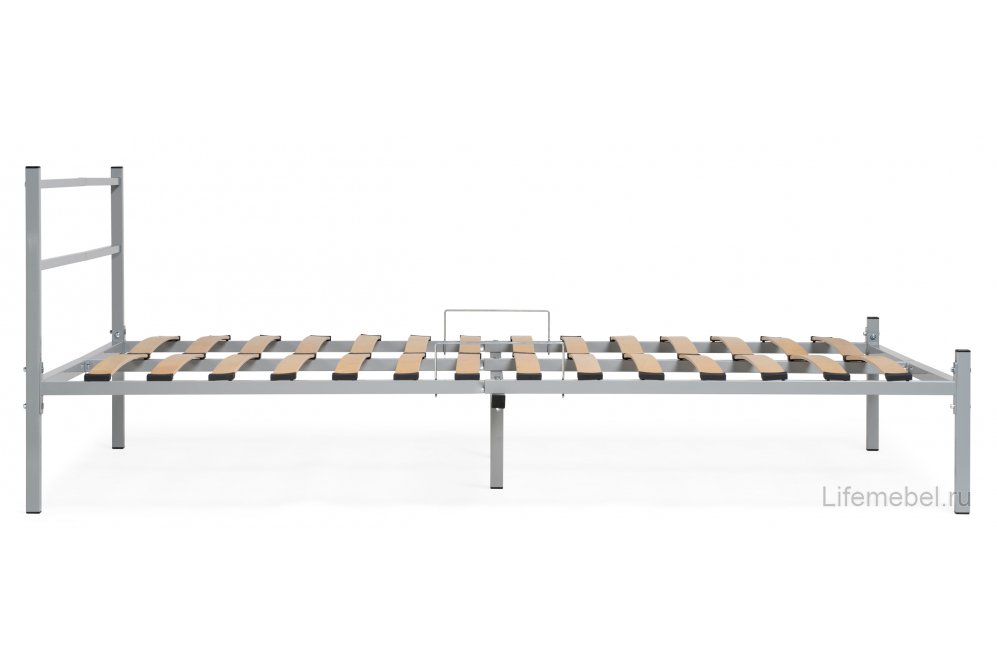 Полутораспальная кровать Фади 140х200 серая