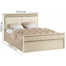 Полутораспальная кровать Ливорно с ортопедическим основанием