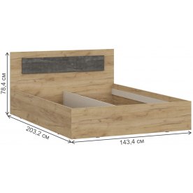 Полутораспальная кровать Лофт