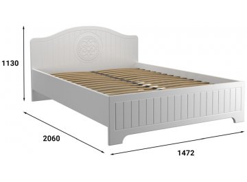 Полутораспальная кровать Монблан