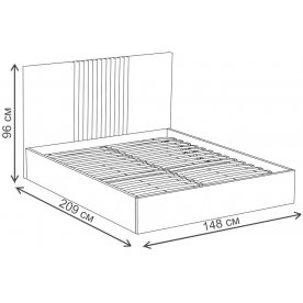 Полутораспальная кровать Регина