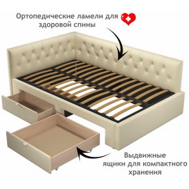 Полутораспальная кровать Ариэтта