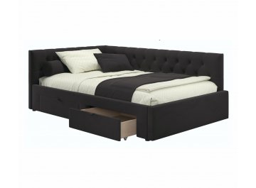 Полутораспальная кровать Afelia шоколад