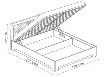 Полутораспальная кровать Трейв Нео 1