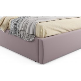 Полутораспальная кровать Verona 140х200 лиловый велюр