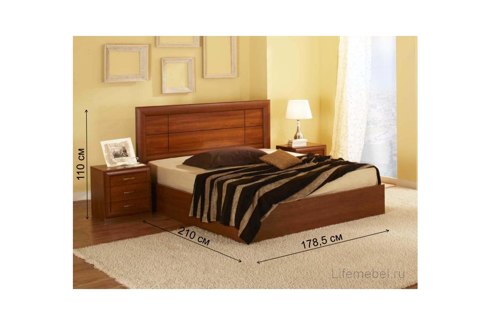 Кровать А 3112 с матрасом