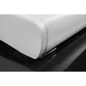 Кровать Zarina 160х200 серо-белая с матрасом