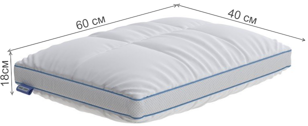 Подушка Air Duo 40х60