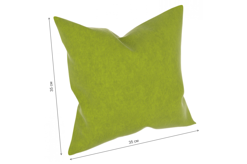 Подушка Бельмарко 35х35 зеленая