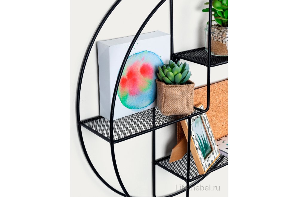 Полка Across черная