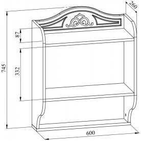 Полка Ассоль АС-15