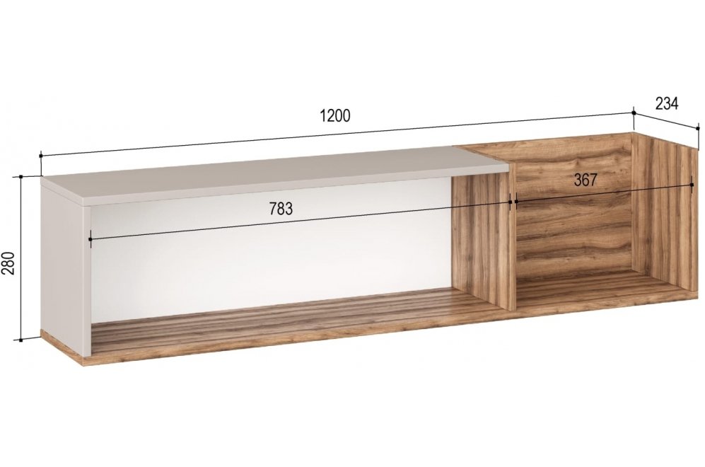 Полка Чарли №7 кашемир / авелано