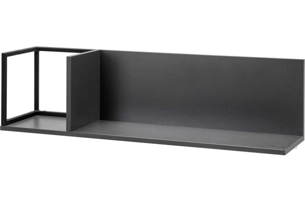 Полка City графит