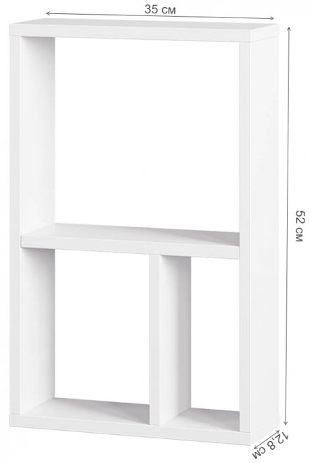Полка Ион 6 белый