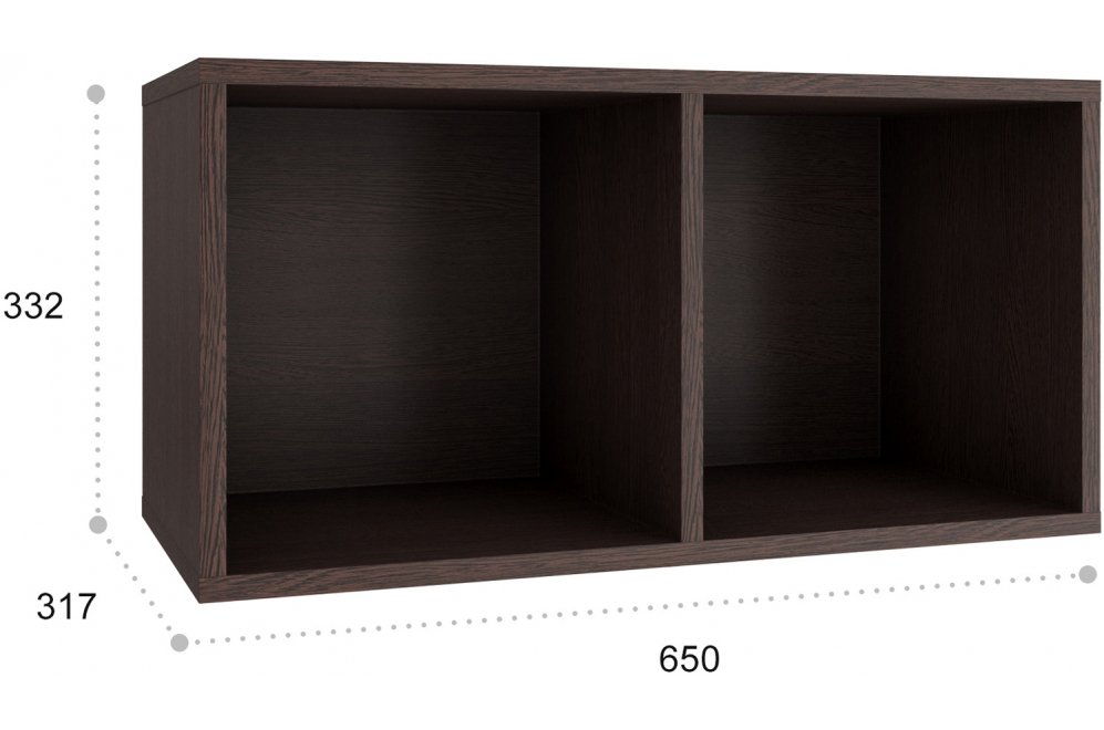 Полка Монблан МБ-80 венге