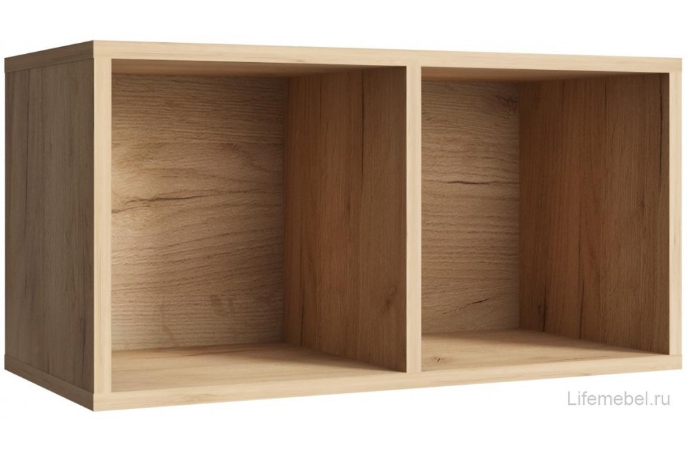 Полка П-01 дуб крафт золотой