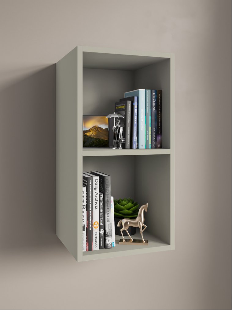 Полка П-01 глиняный серый