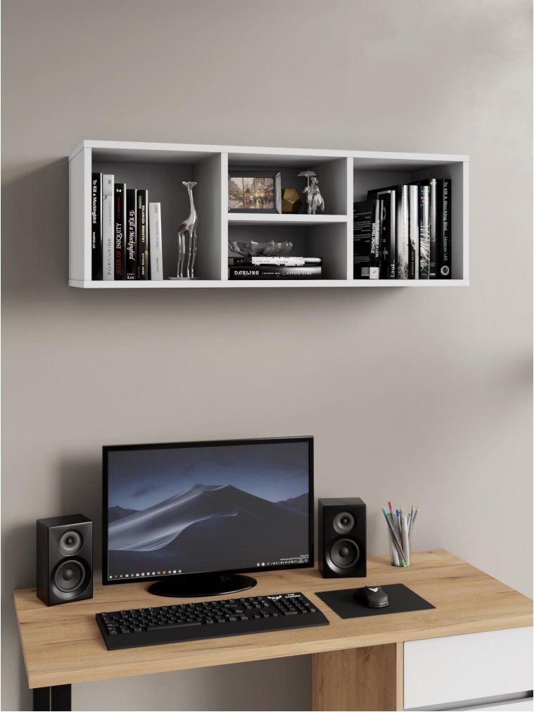 Полка П-02 белый структурный