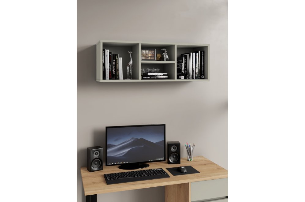 Полка П-02 глиняный серый