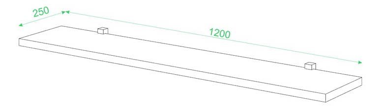 Полка ПК-1 БЕ белая