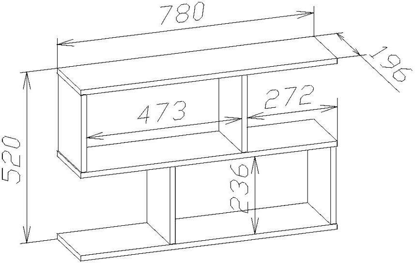 Полка ПК-2 бетон