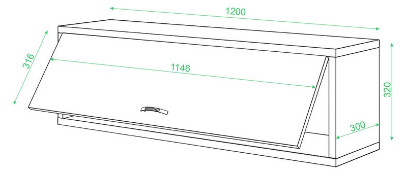 Полка ПК-30 карамель