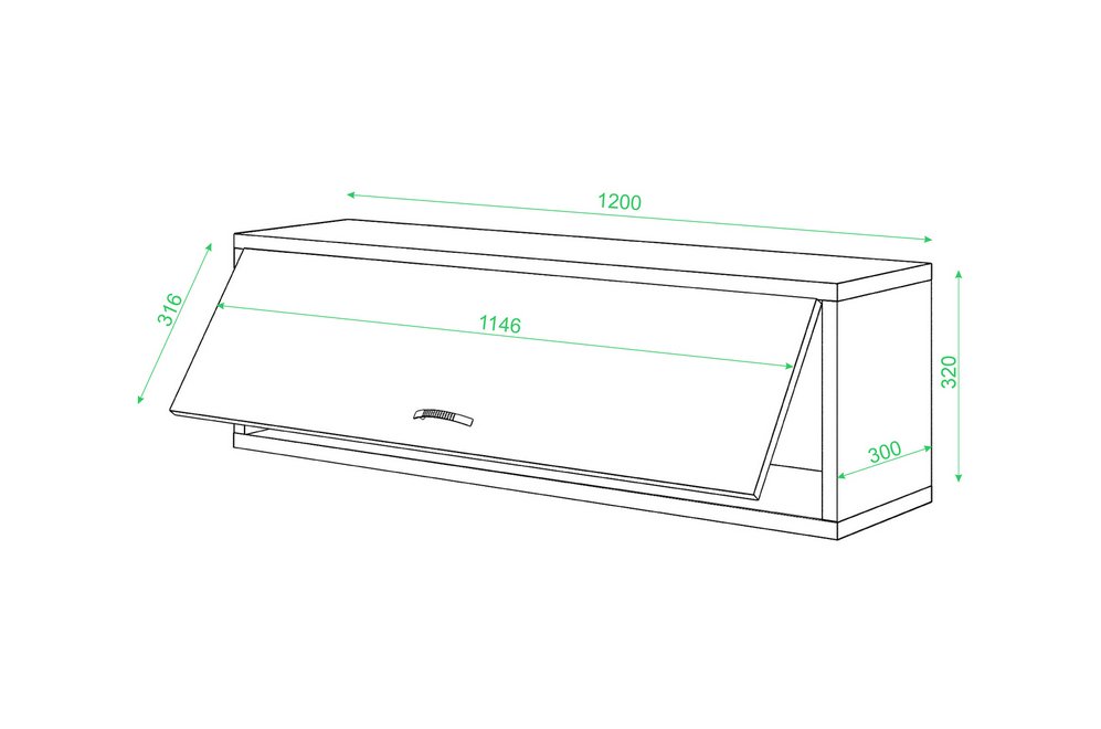 Полка ПК-30 венге