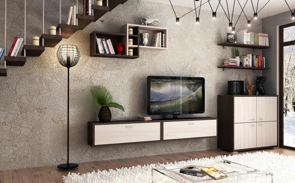 Полка ПК-30 венге / карамель