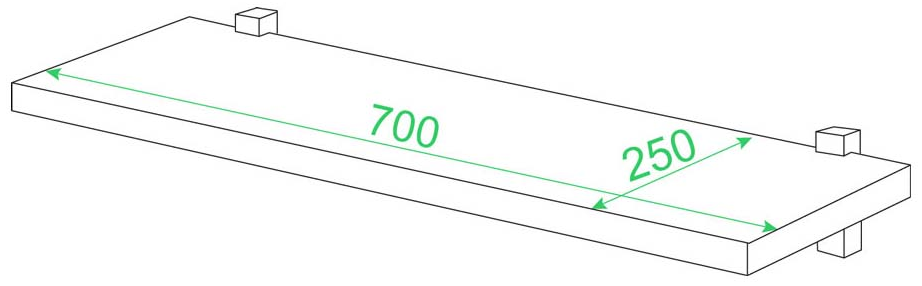 Полка ПК-3 БЕ белая