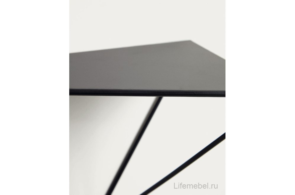 Полка Upp треугольная черная