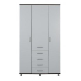 Шкаф трехстворчатый Мальта венге / белый