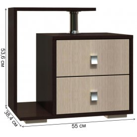 Комплект тумб прикроватных Саломея (2 штуки)