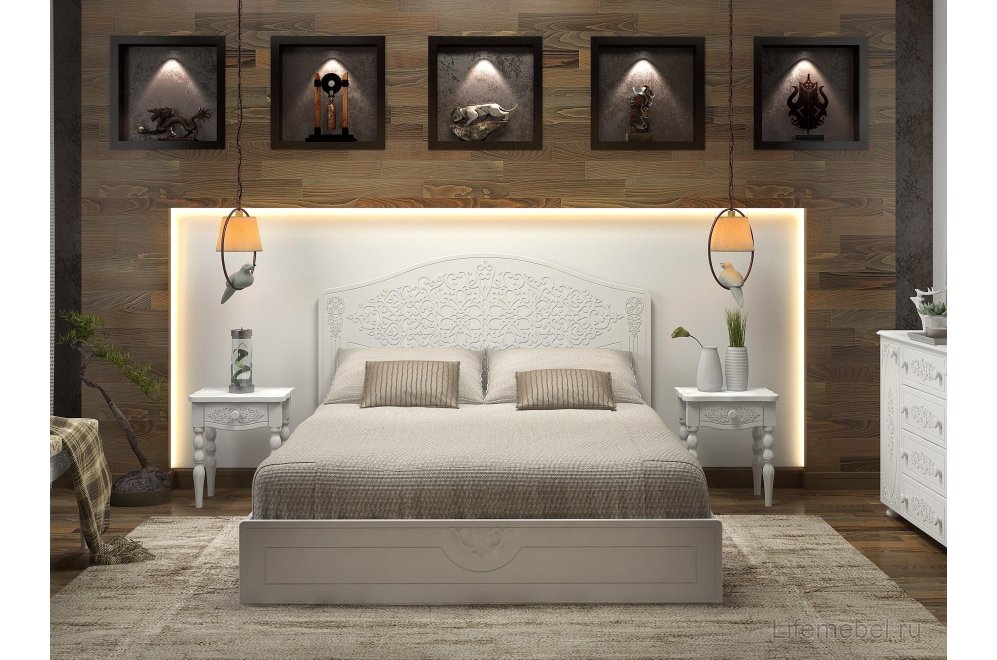 Прикроватная тумба Ассоль АС-39 белое дерево