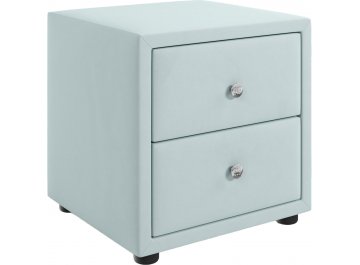 Прикроватная тумба Cubo мята пастель велюр