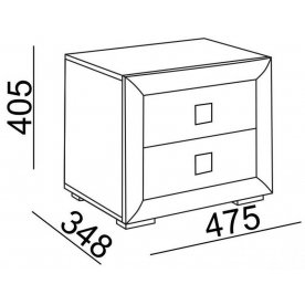 Прикроватная тумба Глэдис М30