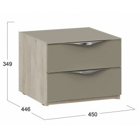 Прикроватная тумба Глосс ТД 319.03.01