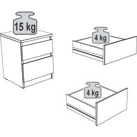 Прикроватная тумба Кастор