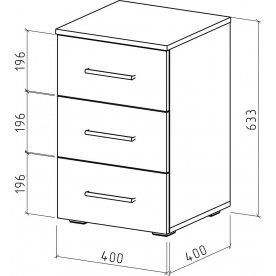 Прикроватная тумба Марс-4