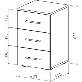 Прикроватная тумба Марс-4