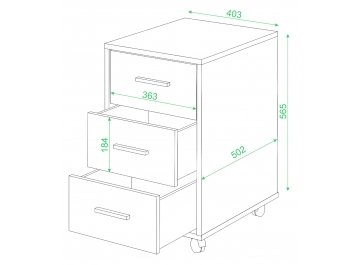 Прикроватная тумба Уревро-1
