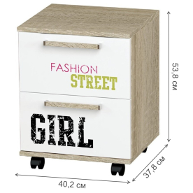 Тумбочка Сенди ТБ-07 для девочек