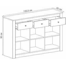 Спальный гарнитур Даллас комплектация 2