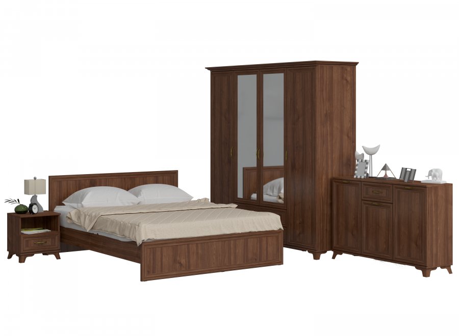 Спальный гарнитур Мирелла орех селект комплектация 3