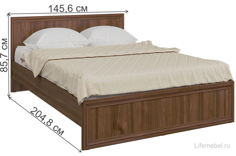 Спальный гарнитур Мирелла орех селект комплектация 3