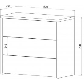 Спальный гарнитур Кения комплектация 2
