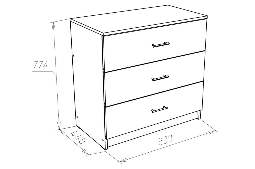 Спальный гарнитур Хай-тек сонома комплектация 1