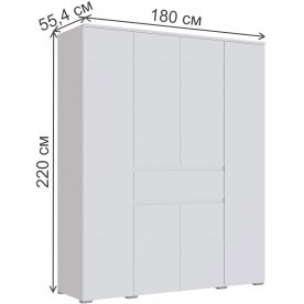 Спальный гарнитур Плейона комплектация 1